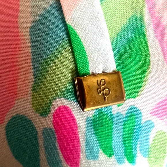 Lilly Pulitzer BUNDLE  "Katia" Fished my wish print & Croc my World. Shorts XL - Picture 4 of 12